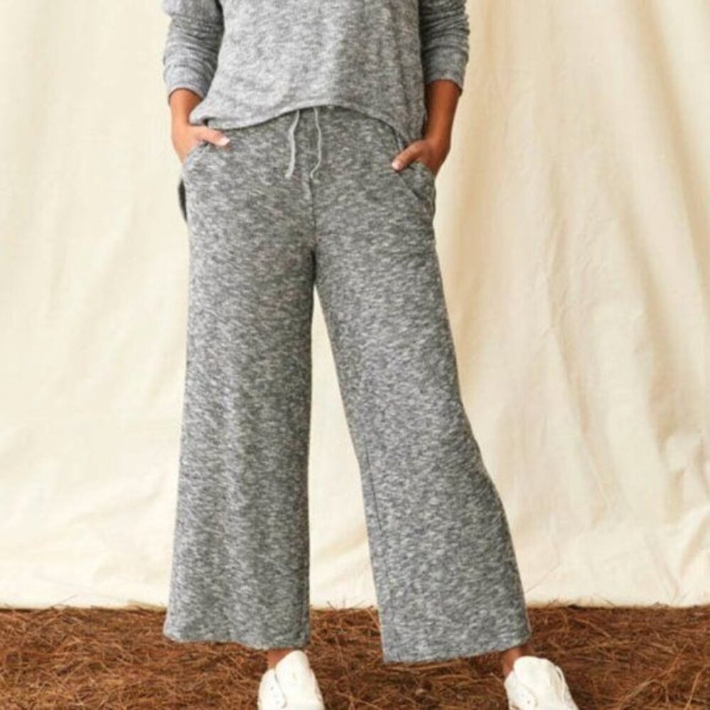 Matilda Jane Just Imagine Chelsie Womens Cropped Wide Leg Pants Medium M NWT